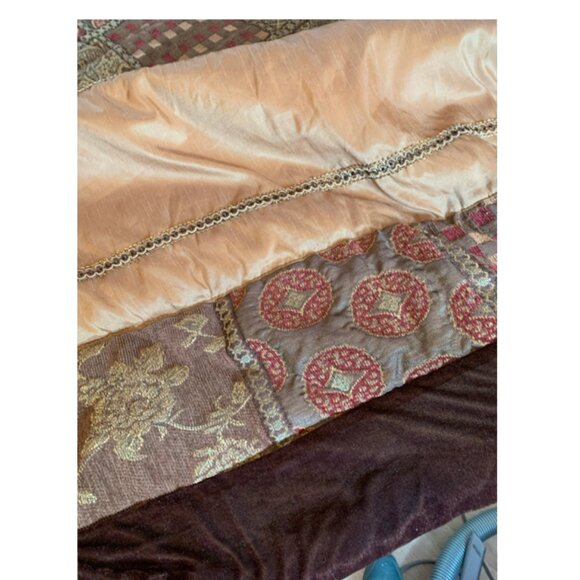Tuscan Opulent Old World Patchwork Comforter Set - Double/Queen Size - Picture 6 of 14
